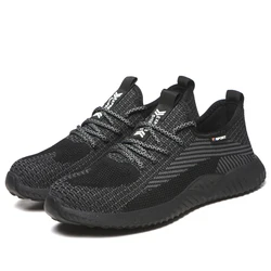 Steel Toe-Cap safety shoes Men Puncture Proof Work Construction Breathable Light weight Safty Shoes