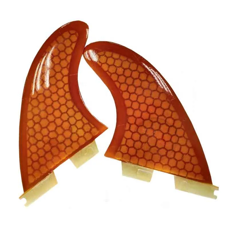 RTS wholesale honeycomb fins twin surfboard fins in surfing for sup water sports