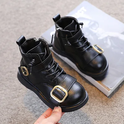 ChouShan OEM Bottes Pour Enfants Unique Dseign Antislip Short British Style Kids Winter Boots