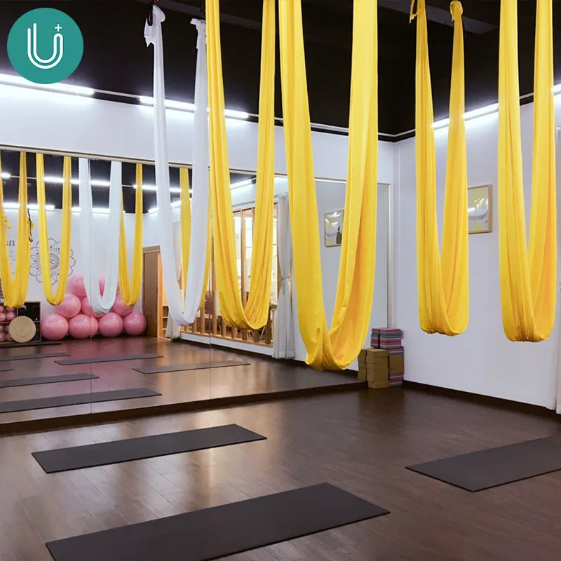 Воздушный мягкий гамак для йоги из полиэстера