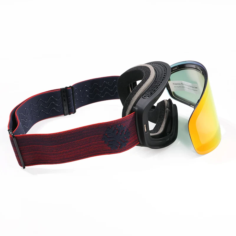 
HUBO sports best ski goggles brand magnetic snow goggles wholesale ski glasses double anti fog uv400 protection 
