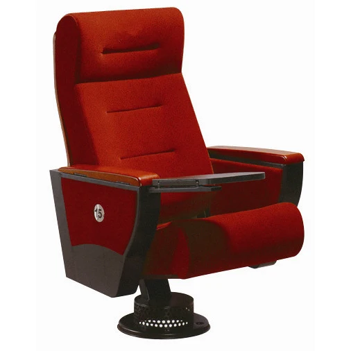 Factory Wholesale Prices Metallic Purple Auditorium Stadium Theater Seats Chair With Writing Table