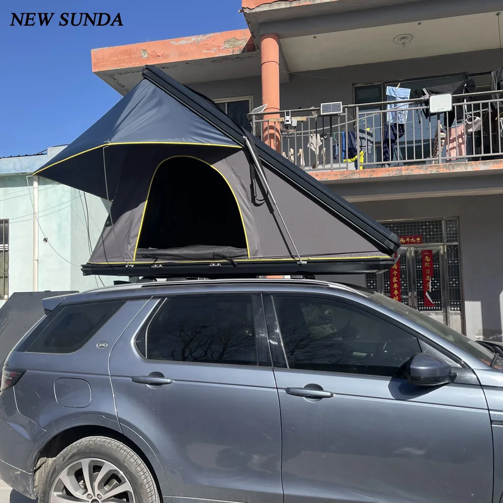 Portable Design Easy to Transport and Install Aluminum Triangular Roof Top Tent