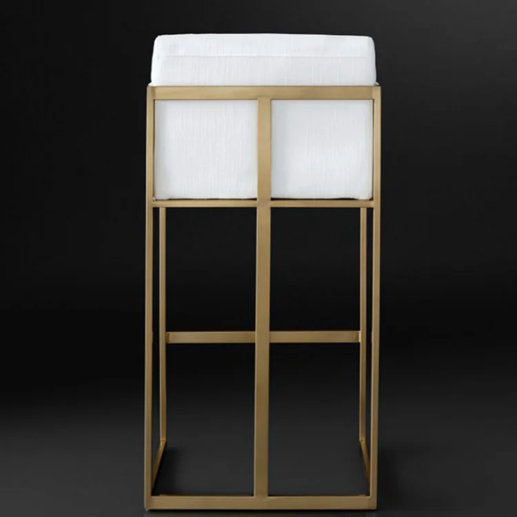 Коммерческая бархатная мебель для барного стула серебристого цвета