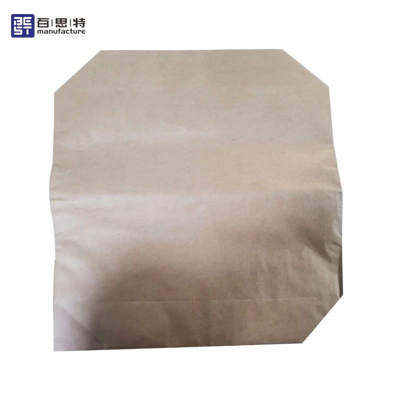 custom 25kg 50kg paper kraft sack valve paper bag kraft cement paper bag