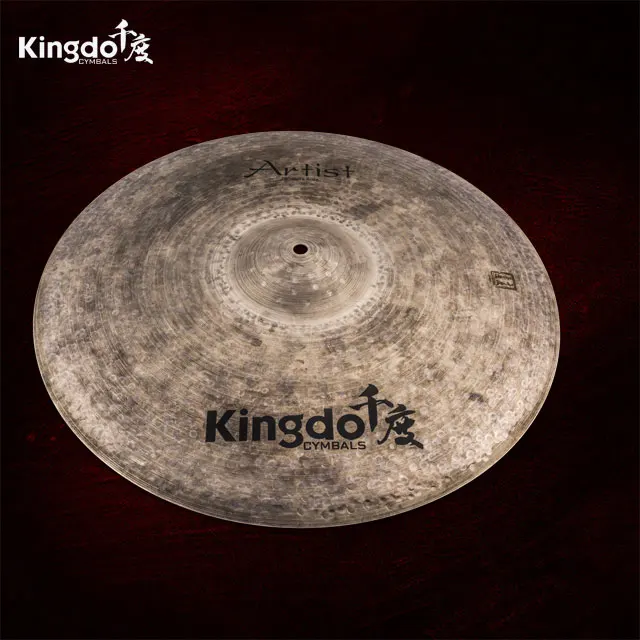 KINGDO Factory Price B20 Traditional Cymbals 4 pcs Set 14'HH+16' Crash+20' Ride+cymbal bag for professional use