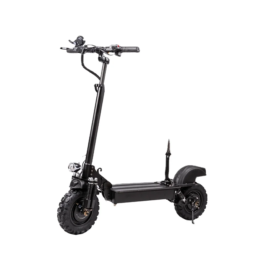 11inch 60v12ah800w*2 dual motor powerful  front and rear suspension off-road tires  foldable  electric scooter for adults