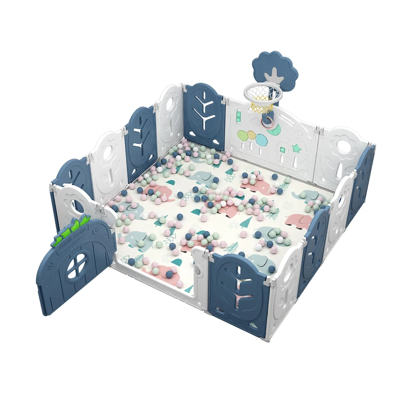 Безопасные Детские Пластиковые Складные манежи для детей игры в