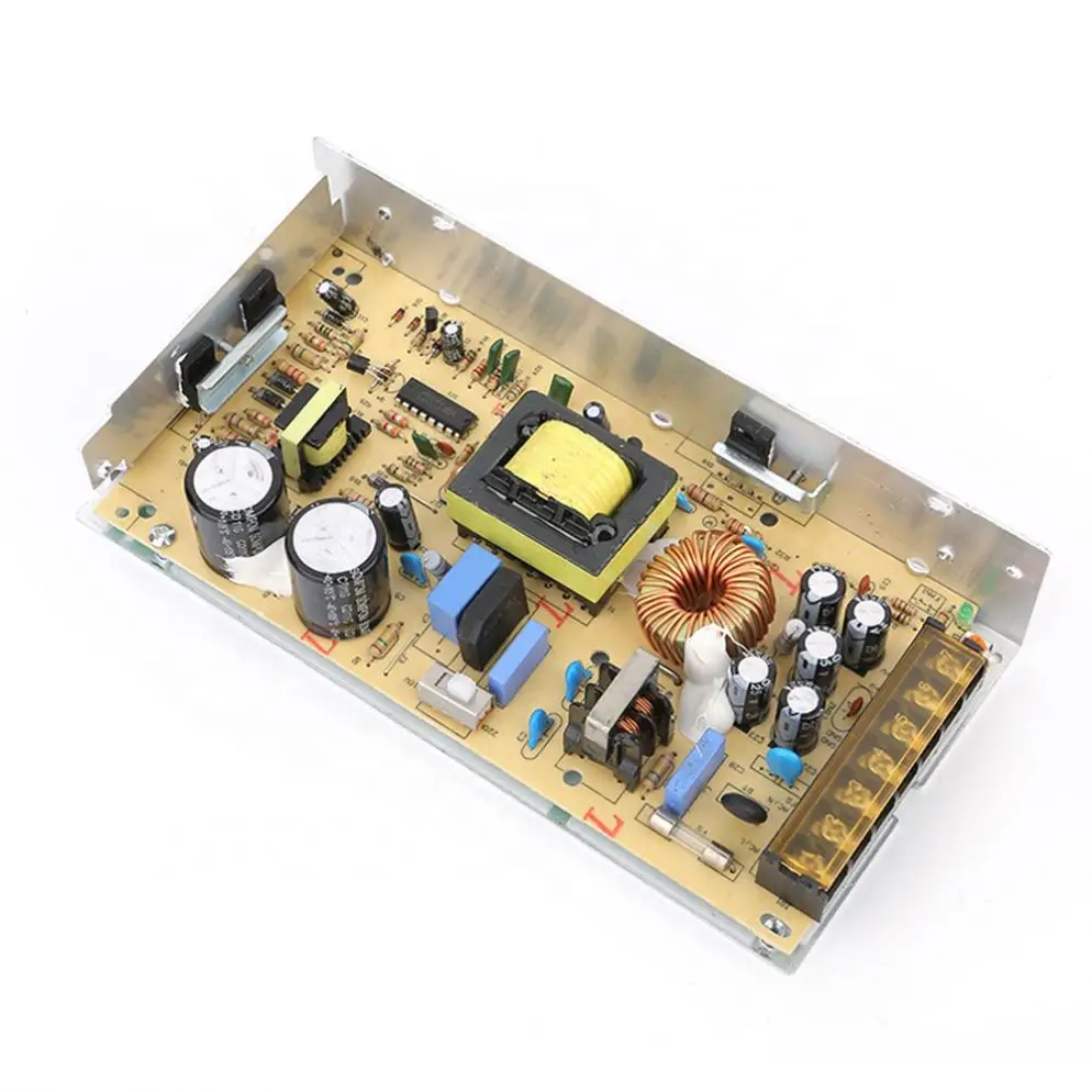 Импульсный источник питания светодиодного табло на din-рейку 120W 12V 10A LED адаптер переменного тока в постоянный D c импульсный светодиодный драйвер S-120-12