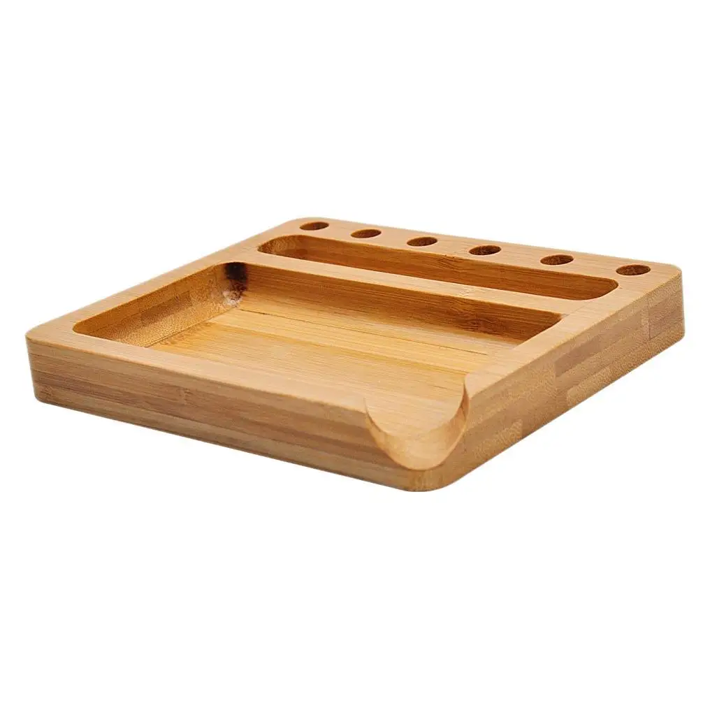Bamboo Cigar Tray Cigarette Tray Handmade Cigarette Rolling Machine Cigar Utensils