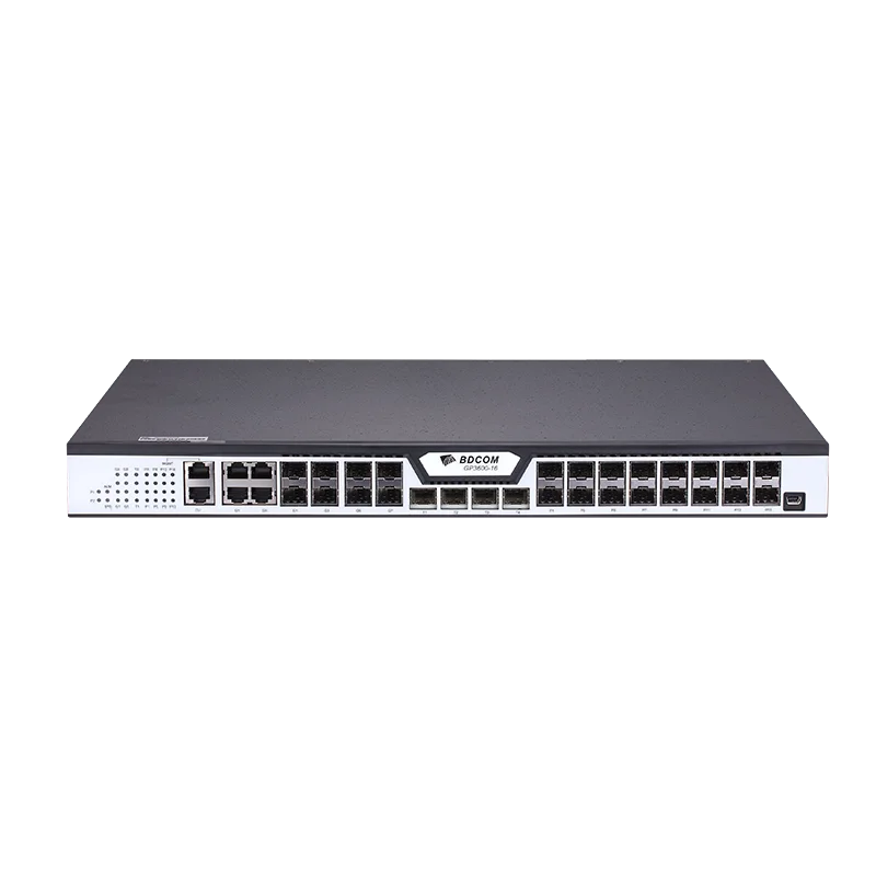  Горячая распродажа! BDCOM GP360018B 16-портовый GPON OLT 4-портовый 10G Uplink Broadcom чипсет мини gpon