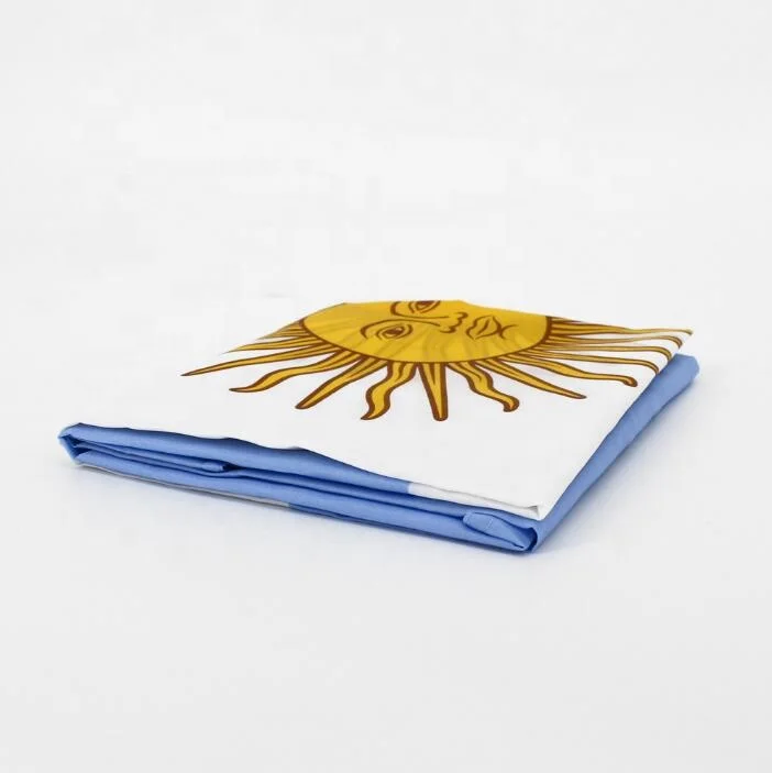 Factory Price Argentina Flag 3x5 Ft Polyester Argentinian National Flags Polyester with Brass Grommets 3 X 5 Ft