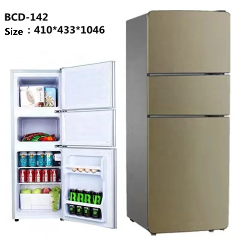 Хит продаж, энергосберегающий бесшумный охлаждаемый холодильник большой вместимости с двойной дверью