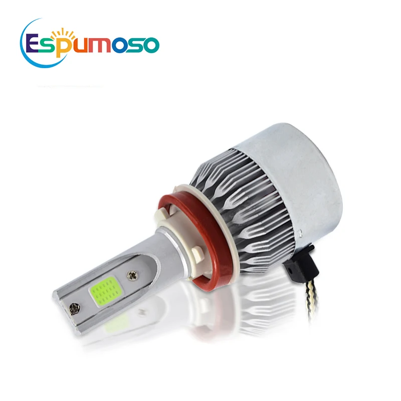 Factory Price C6 Ice Blue Color Led Headlight 36W 3800LM Auto Lighting Systems H4 H1 9005 9006 Waterproof Accesorios Para Auto