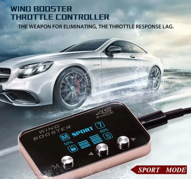 Windbooster Intelligent Pedal Box Car Speed Control Booster Throttle Response Controller For All Models Car