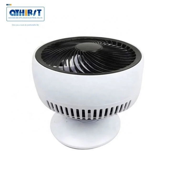 New Design 6inch AC/DC  table cooling table fan with Panel control with lithium battery