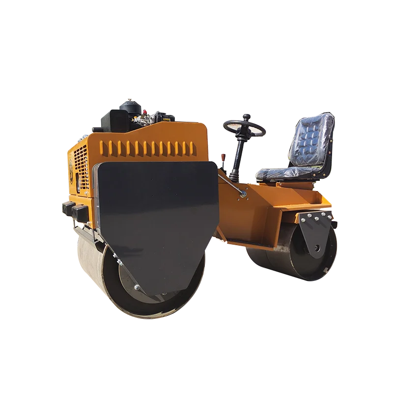 Low price fully hydraulic 850kg pedestal roller self propelled vibrating wheel ride on roller for sale