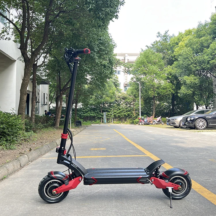 Hot sale best T10-DDM long range fast off road dual motor Folding scooter electric for adults