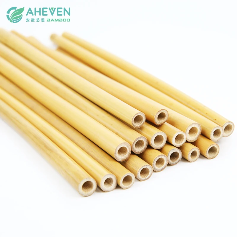 High quality drinking bamboo straw in bar accessories