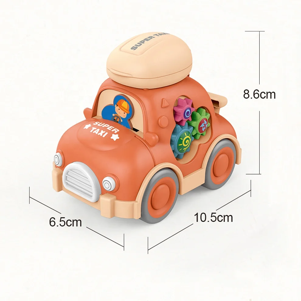 2024 New Arrival Cartoon Car Toy Unisex Super Market Top Selling Educational Gift Candy Toy for Kids Super Market Promotion