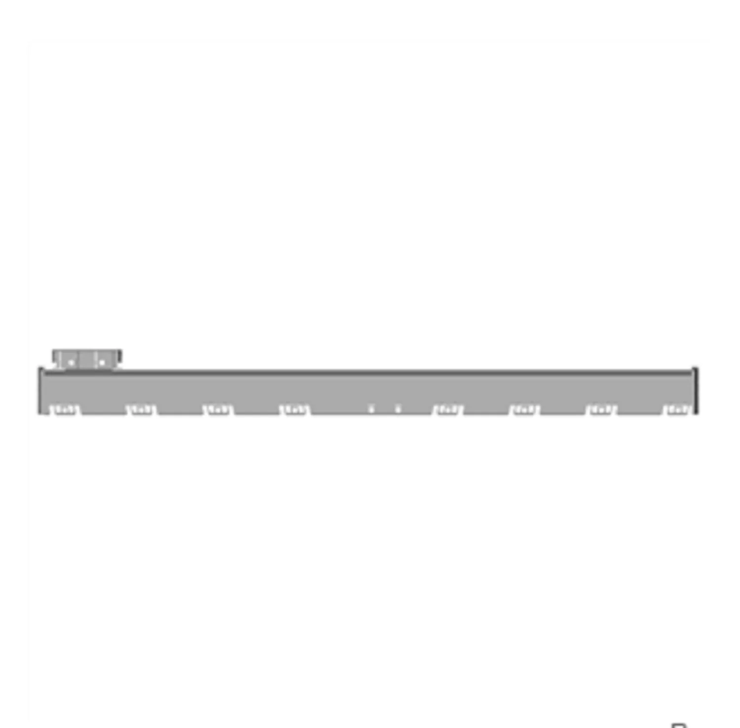 Новый оригинальный линейный кодер Heidenhain 187C 2040 5 0 C001 526974-19 оптическая решетчатая линейка