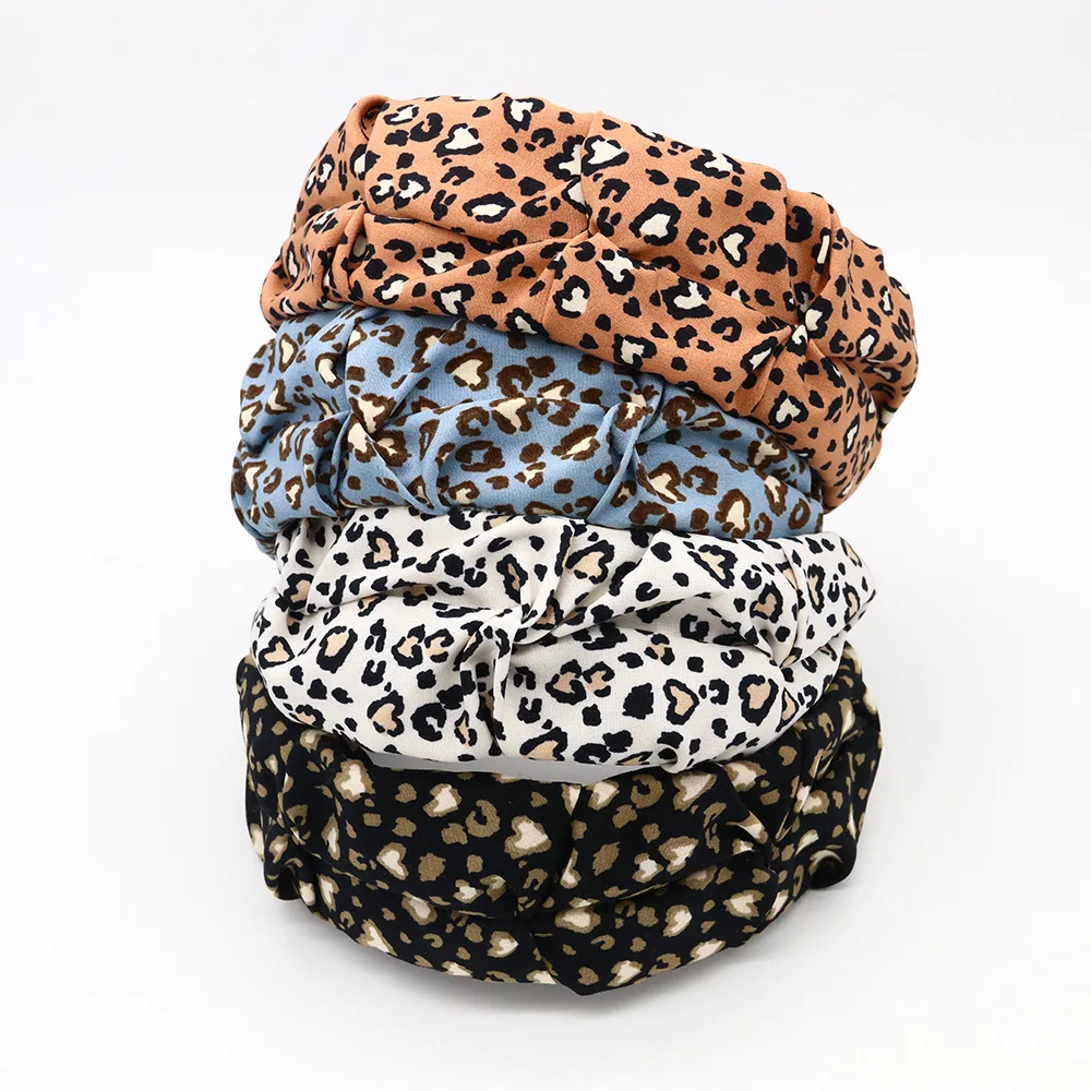 
2021 Wholesale Knotted Headbands Turban Hard Headband Head wear Cute Floral Headbands Hairbands for Women 