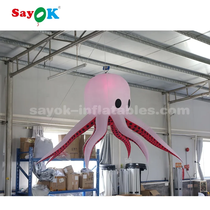 3m Led Giant Inflatable Octopus Tentacles For Party Decoration