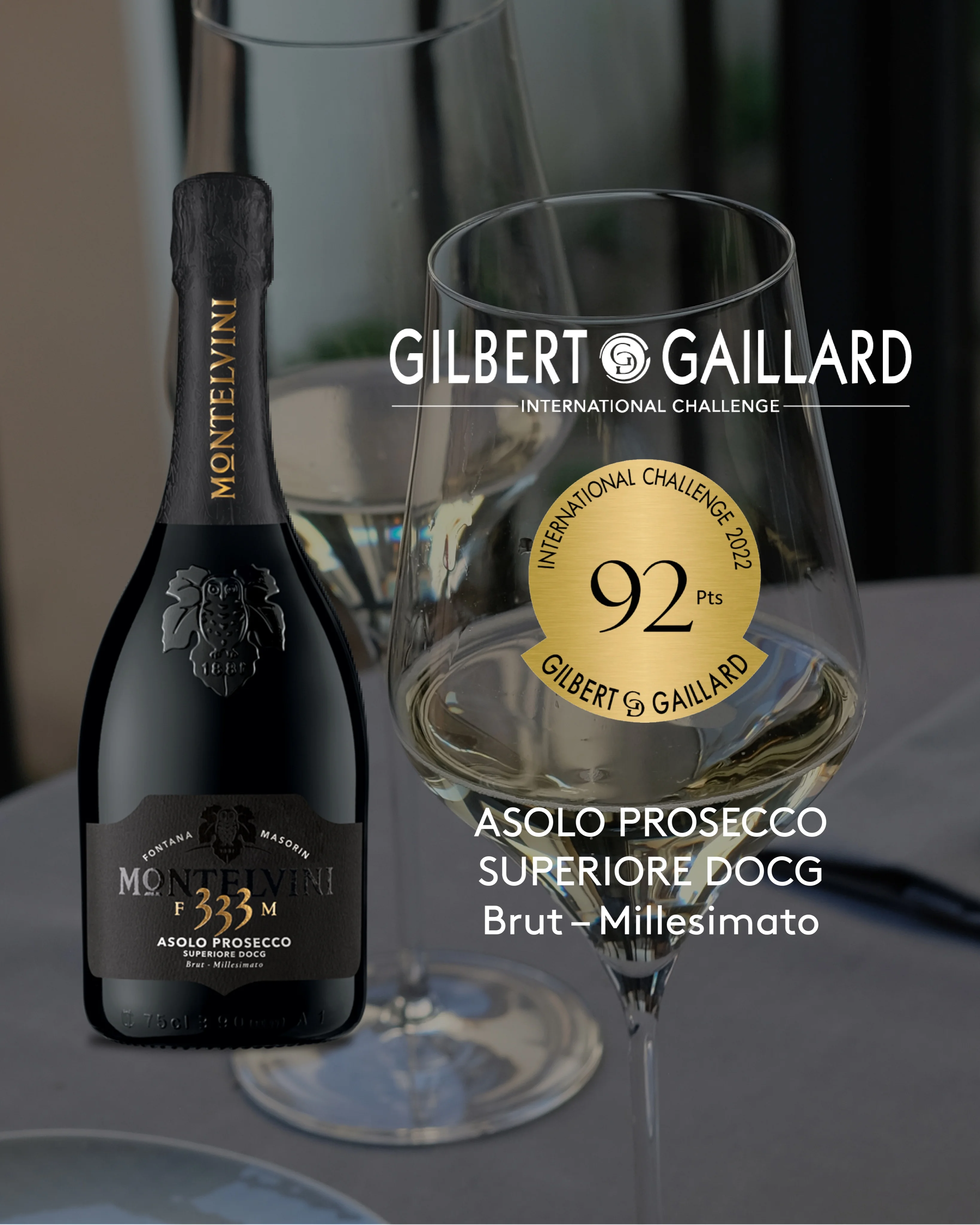 Wholesale Excellent Taste Prosecco Italian White Sparkling Wine Montelvini For Export