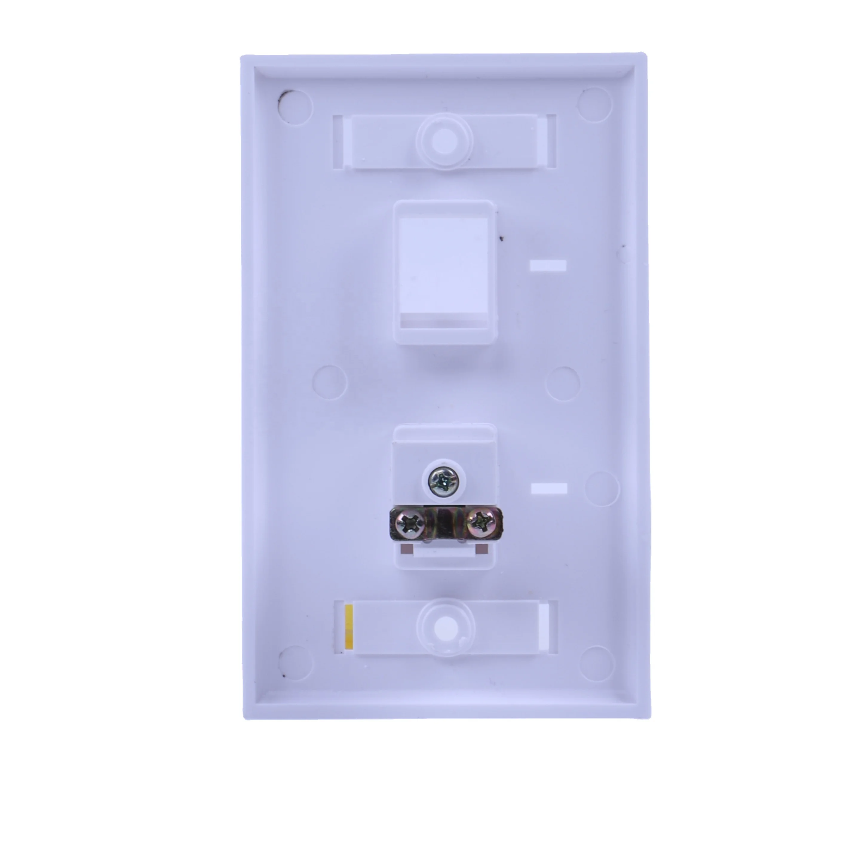 keystone cat6 faceplate rj45 rj11 cable switch wall plate Face plate 2 port faceplate keystone jack cat6 telecom parts