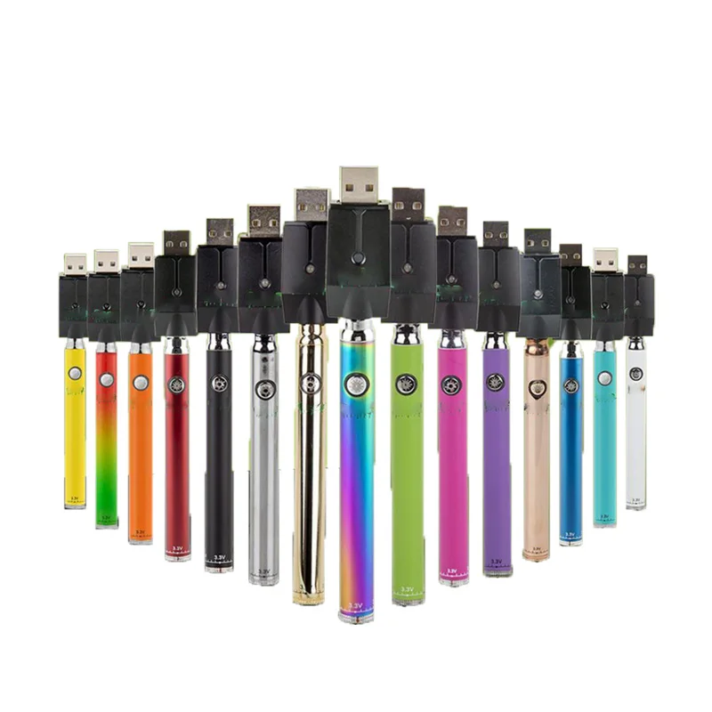 
China Supplier The Best 350mAh Adjust Voltage CBD cartridge 510 Vape Battery 