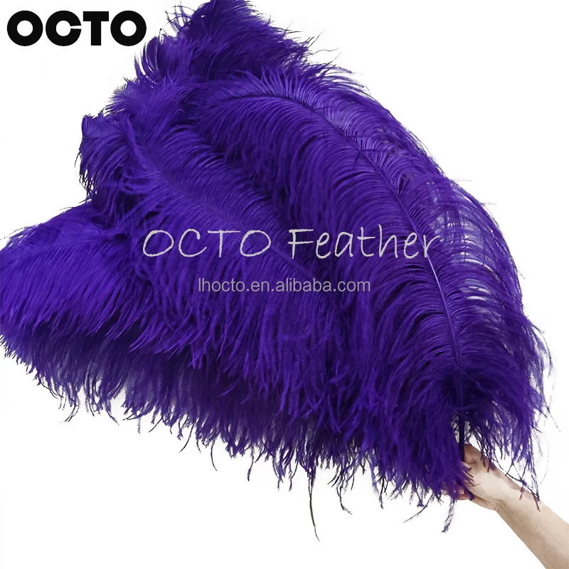 Wholesale Wedding Centerpieces Home Party Decor 70-75cm 28-30in White Fluffy Ostrich Feathers Large