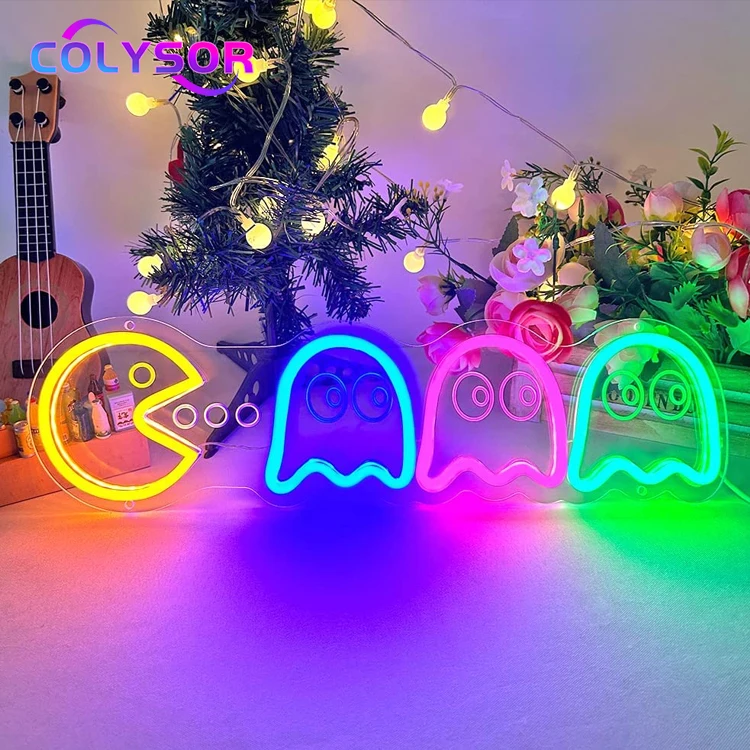 Manufacturer Free Design Customized Outdoor Gaming Controller Sword Shield Playstation Man Cave Vibe Lamp LED Neon Light Sign