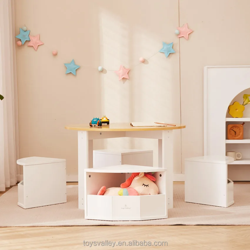 Classic design multiple functions kids furniture best popular children table and chairs