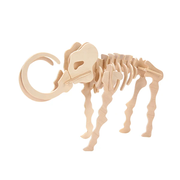 Wooden Kids Toy 3D Jigsaw Cartoon dinosaur Car Puzzles For Children Baby Educational Learning Toys