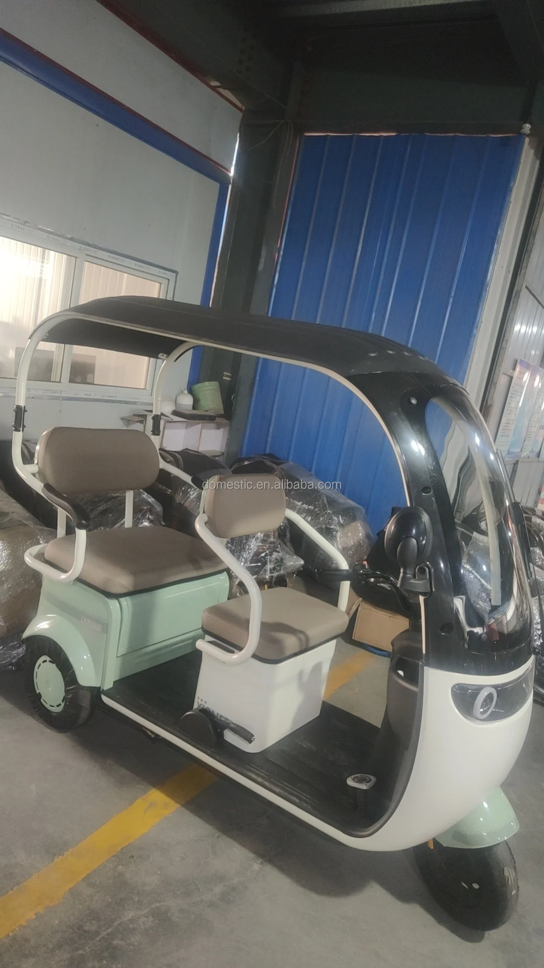 Three Wheel Bike  Leisure Auto Rickshaw Mobility Scooter Electric Urban Leisure Passenger Trike With Roof