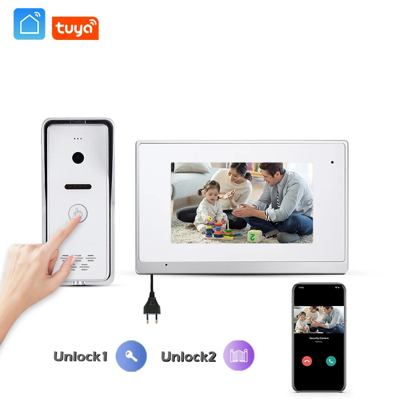 Good Price Tuya Smart IP Video Doorbell Full Hd 1080P Camera Waterproof Night Visual Two-Way Audio Smart Home Intercom Door Bell