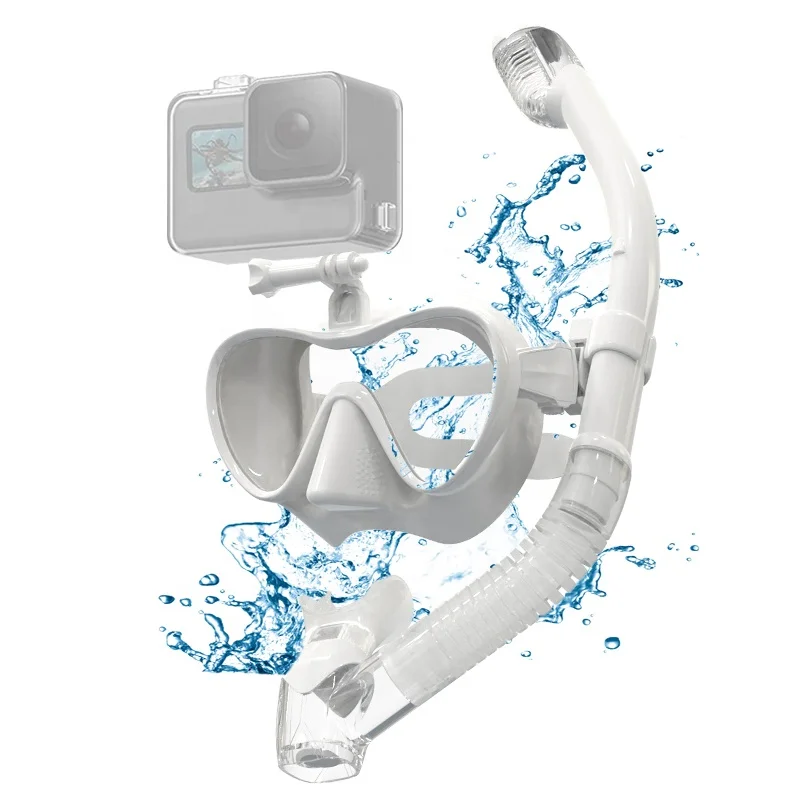 Adult Scuba Diving Masks Gear Freediving Spearfishing Snorkeling Cressi Frameless Diving Mask