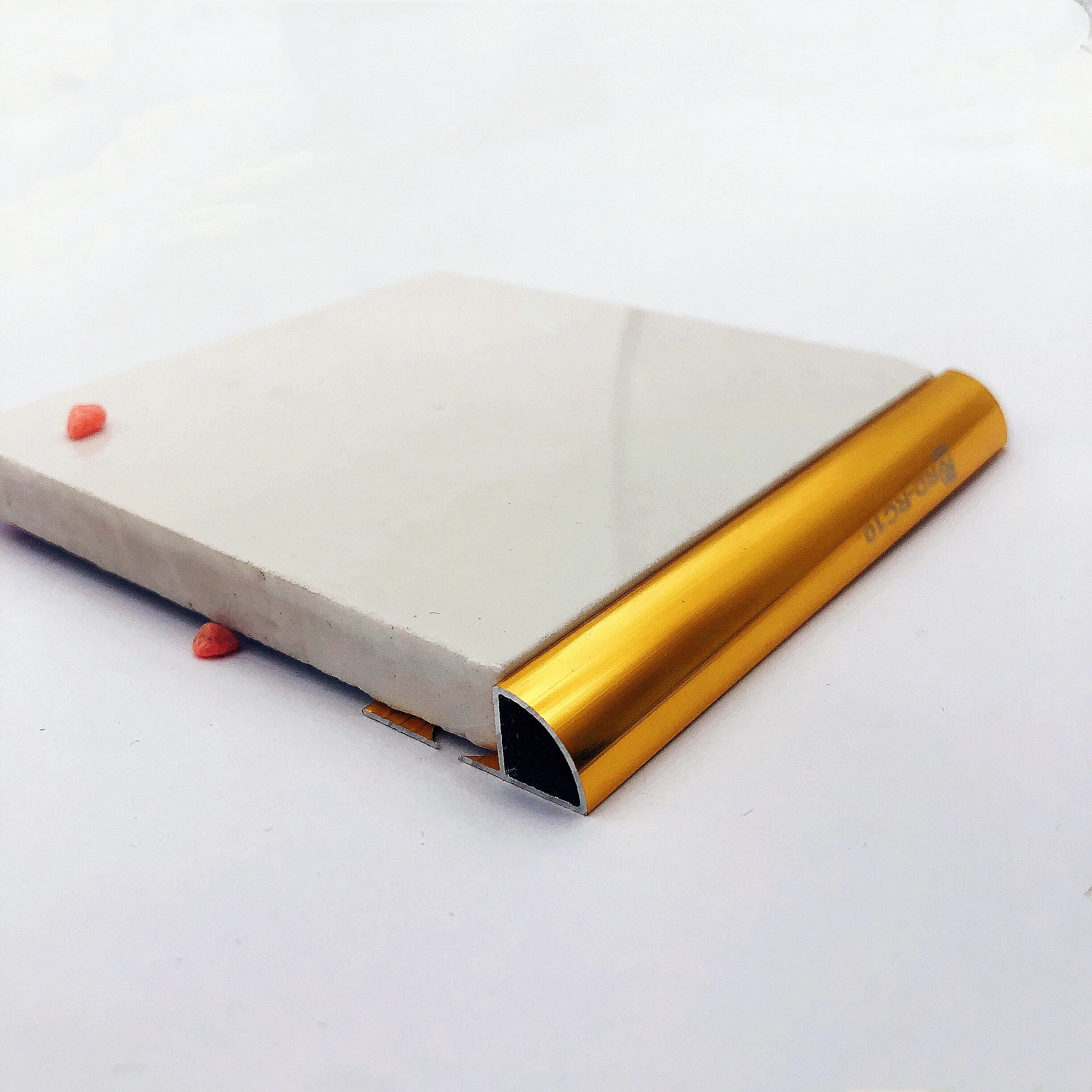 Foshan Factory Aluminum Tile Trim Tile Corner Protect Trim For Wall And Floor