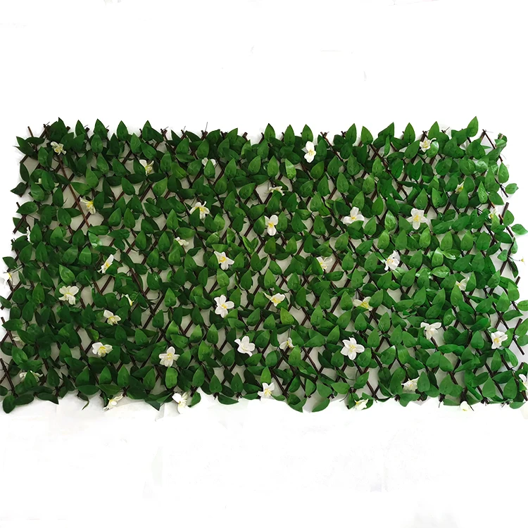 Artificial IVY Fencing Panel Artificial Hedges Single Sided Leaves Privacy Screen for Outdoor Decorative