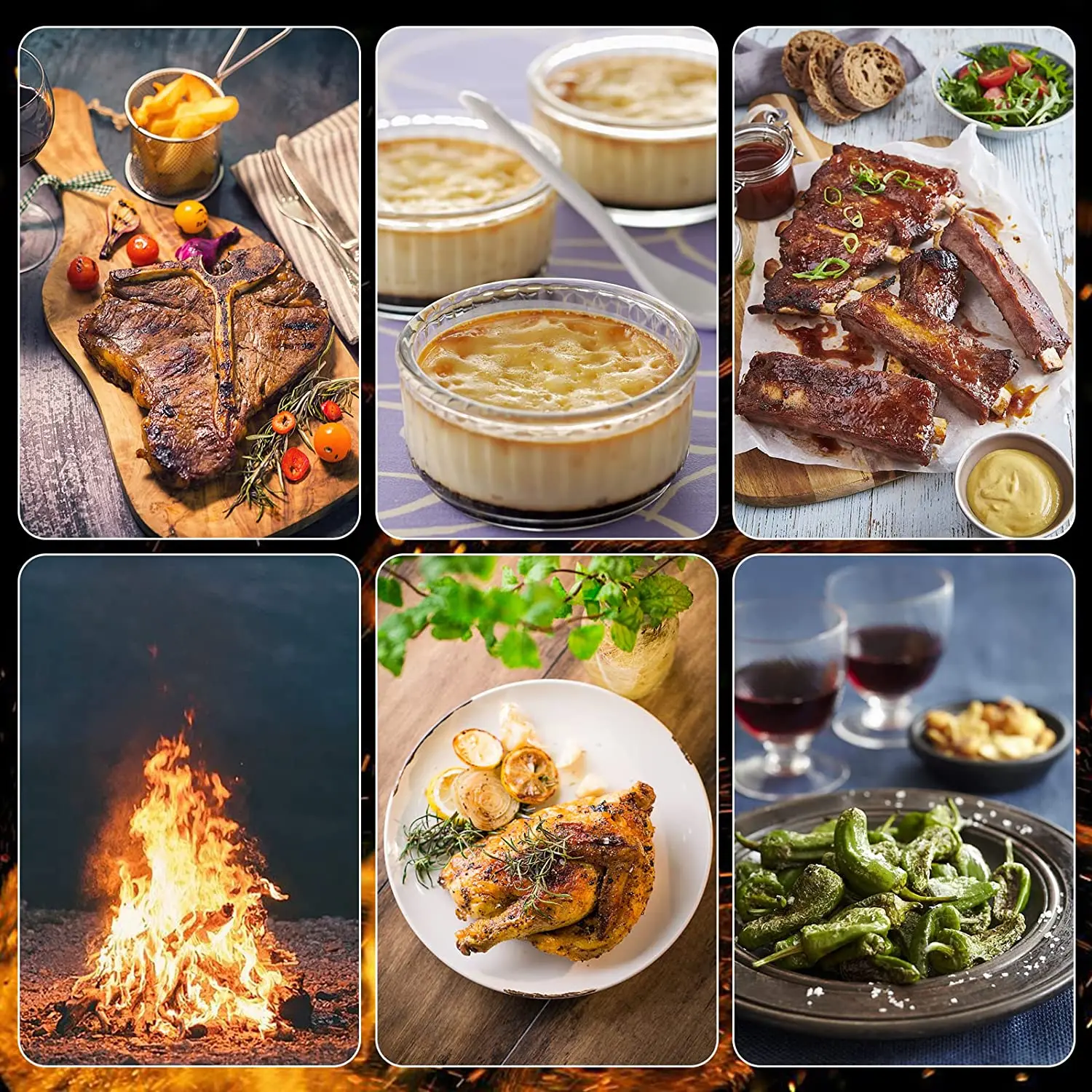 GF-8010 Refillable high power camping portable windproof burner gun gas torch lighter