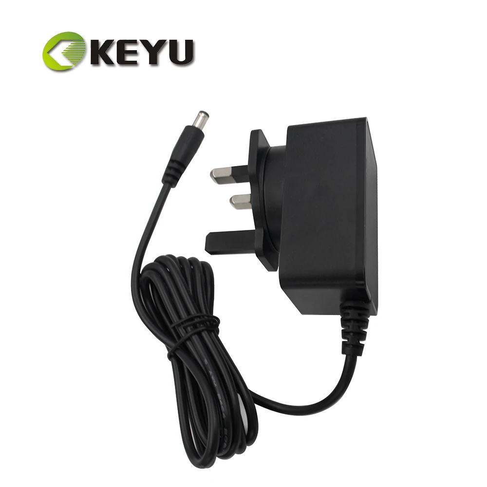 United Kingdom standard 18W 9V 2A 5V 3A 12V 1.5A CE UKCA Approved 3 pin UK plug power adapter
