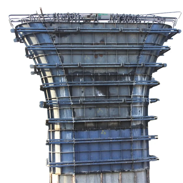 Formwork system bridge pier formwork