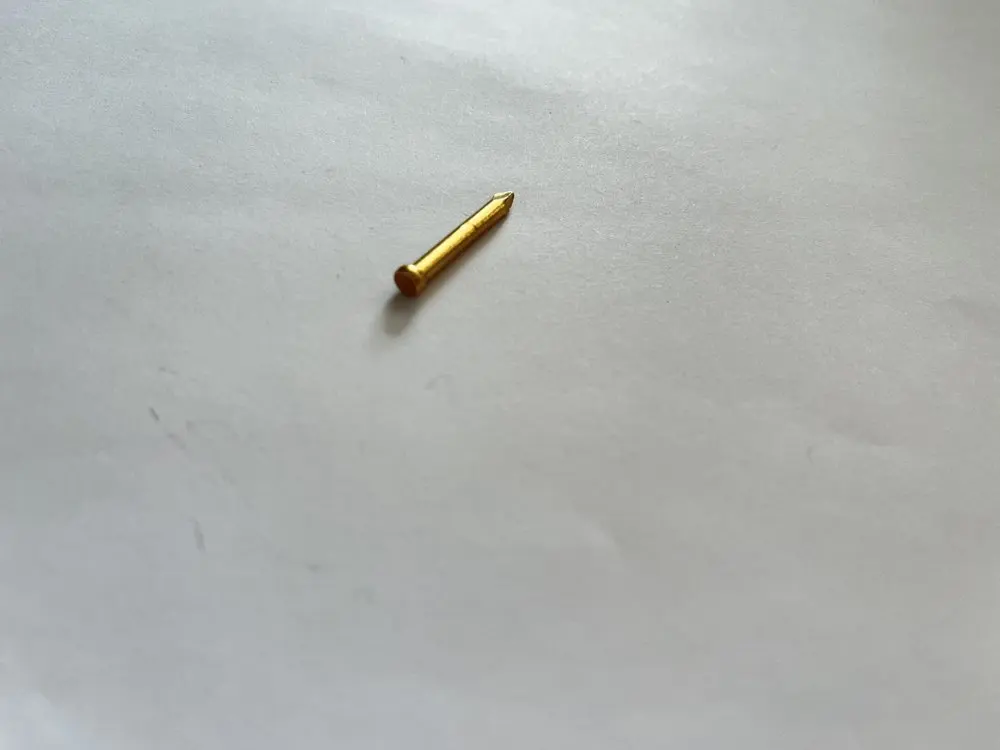 High Quality Gold Brass Nail Brass Wall Pins 25mm Panel Wire for Hanging Photos Picture Frames with Good Price