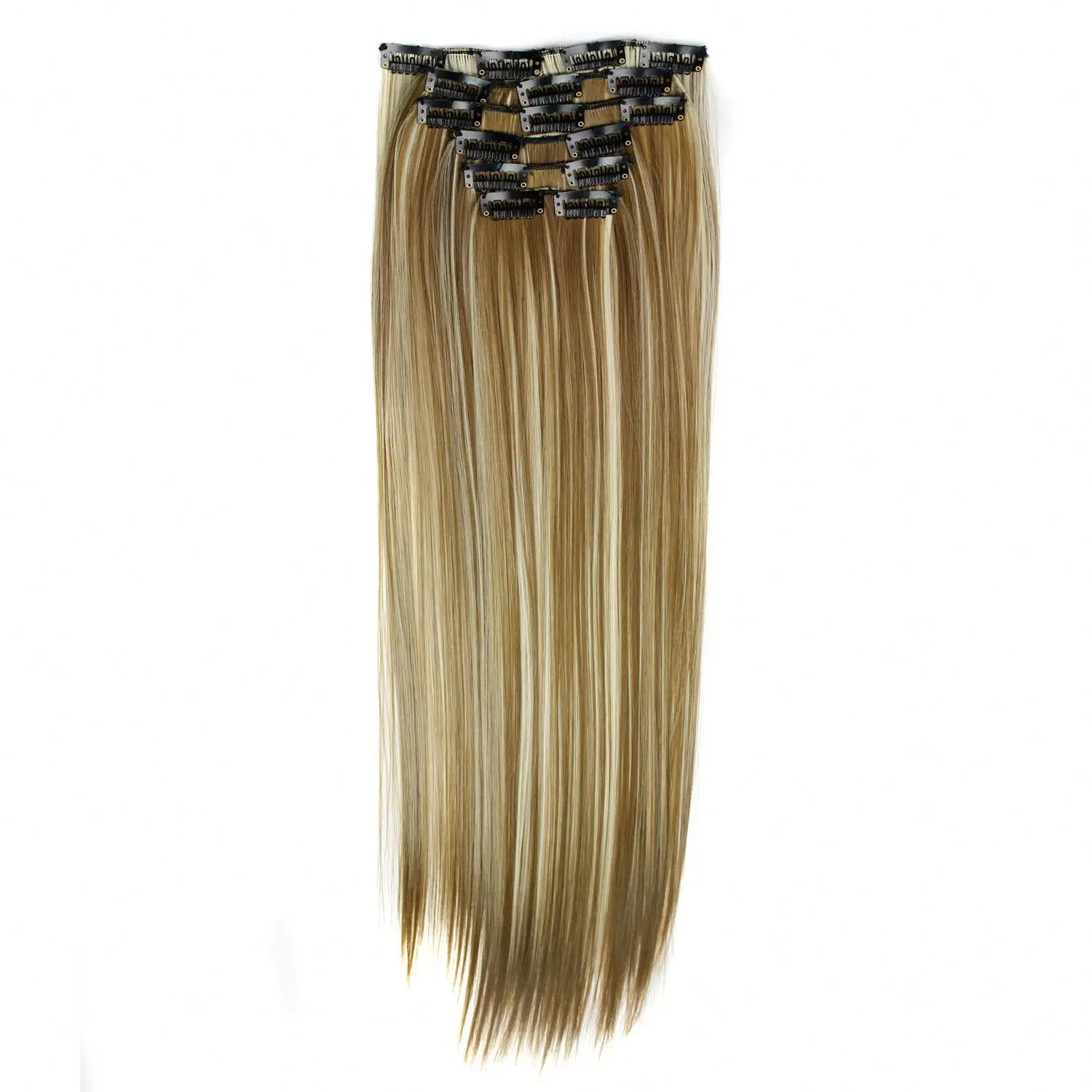 Оптовая продажа, высококачественные прямые синтетические волосы для наращивания