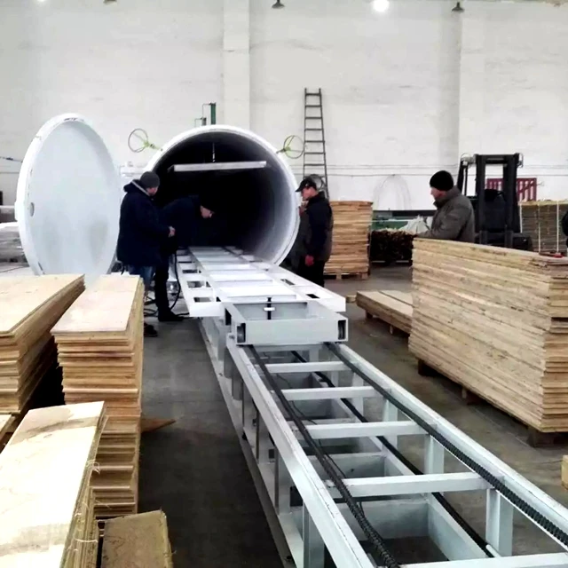 HFVD120-SA High Frequency HF Dry Wood Pine Sawn Timber Dryer 13CBM