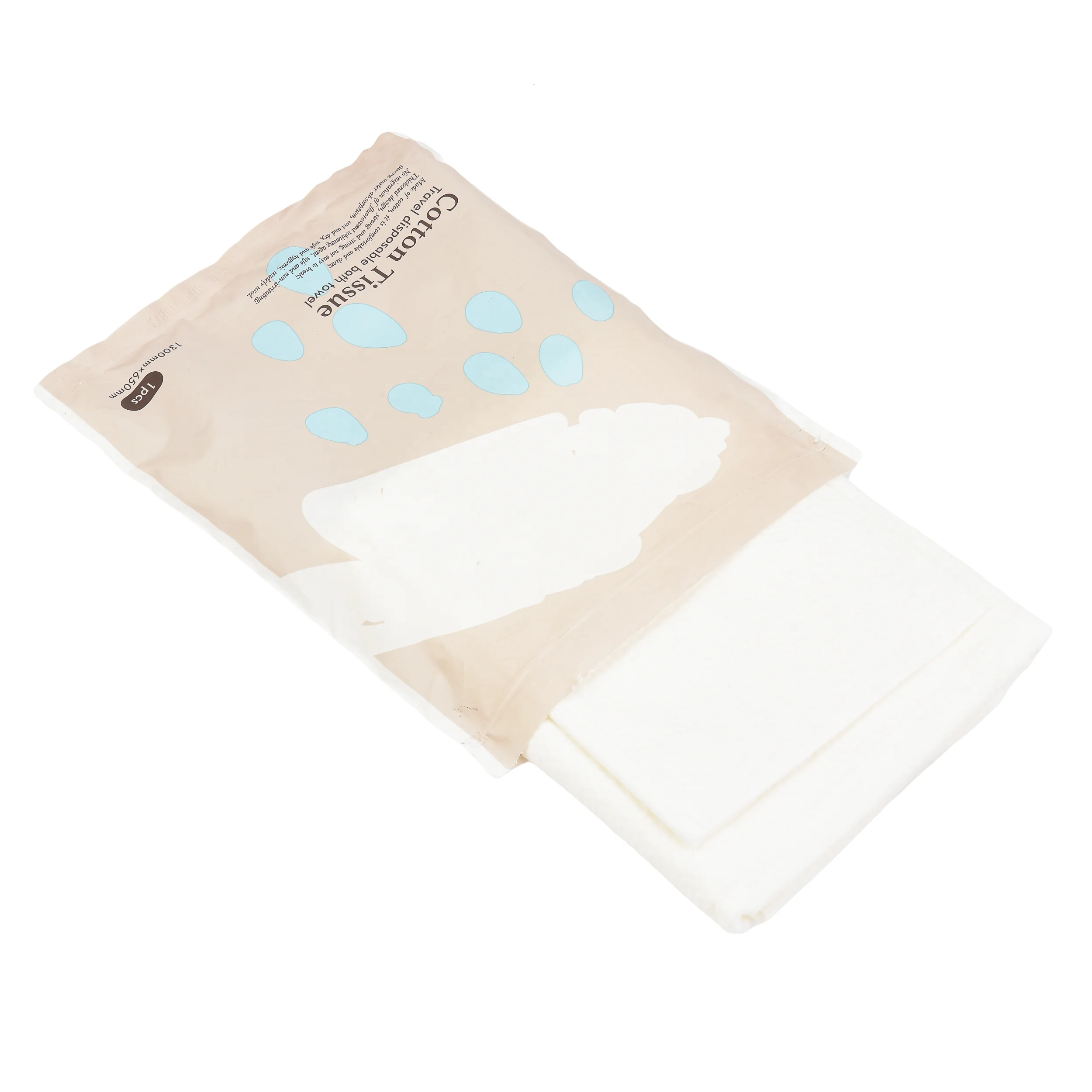 Wholesale Non-woven Fabric bath towel Disposable Bath Towel cotton bath towel for Hotel spa Use