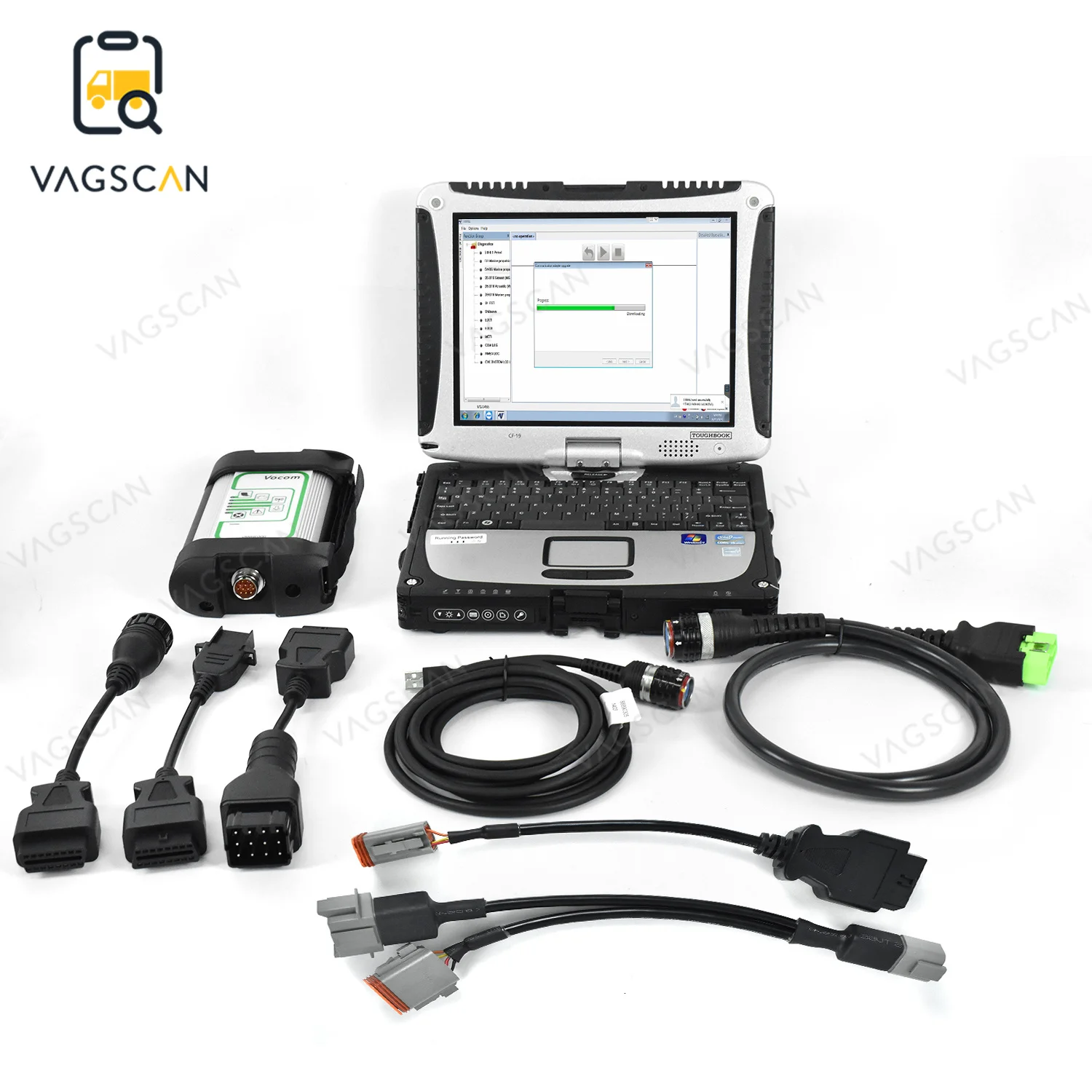 Toughbook CF19 ноутбук + для vocom penta 88890300 V-olvo vodia сканер морской двигатель промышленный диагностический инструмент