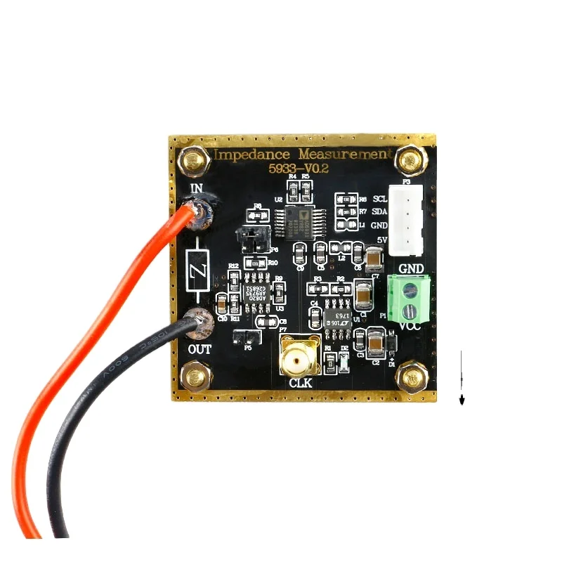 AD5933 Impedance Module Network Analyzer 1M Sample Rate 12 Bit Resolution Measurement Resistance Board Integrated ADC Converter