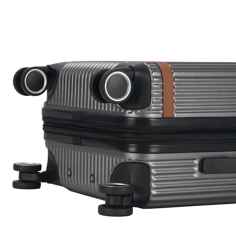 Factory design 3 PCS ABS+PC Suitcase Set Travel 20 24 28 inch smart Luggage carry on bag Koffer