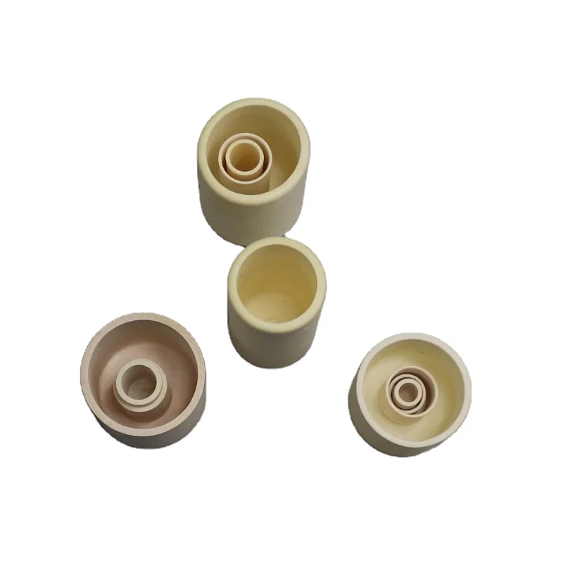 Cylindrical Yttrium Oxide Ceramic Crucible Is Resistant To High Temperature And Corrosion